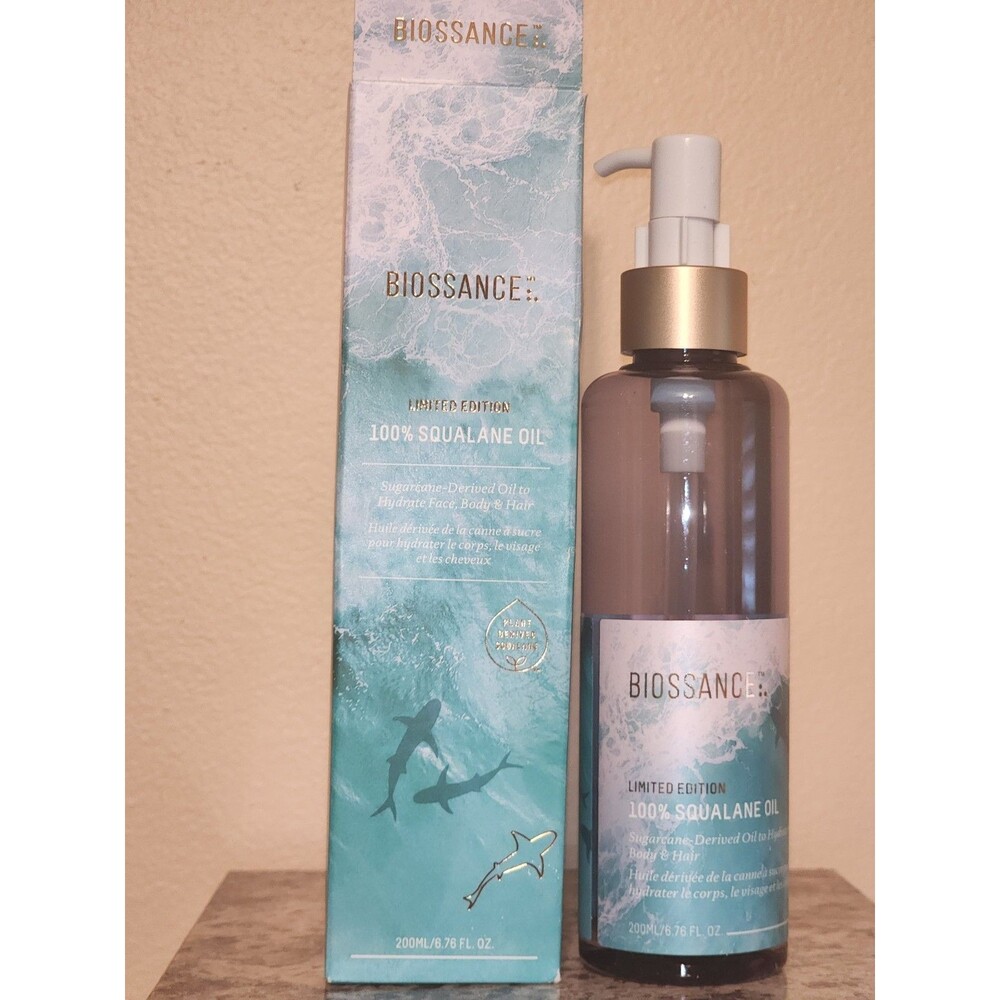 Biossance 100% Squalane Oil for Face, Body, Hair Jumbo 200ml - Vegan NIB marp$54